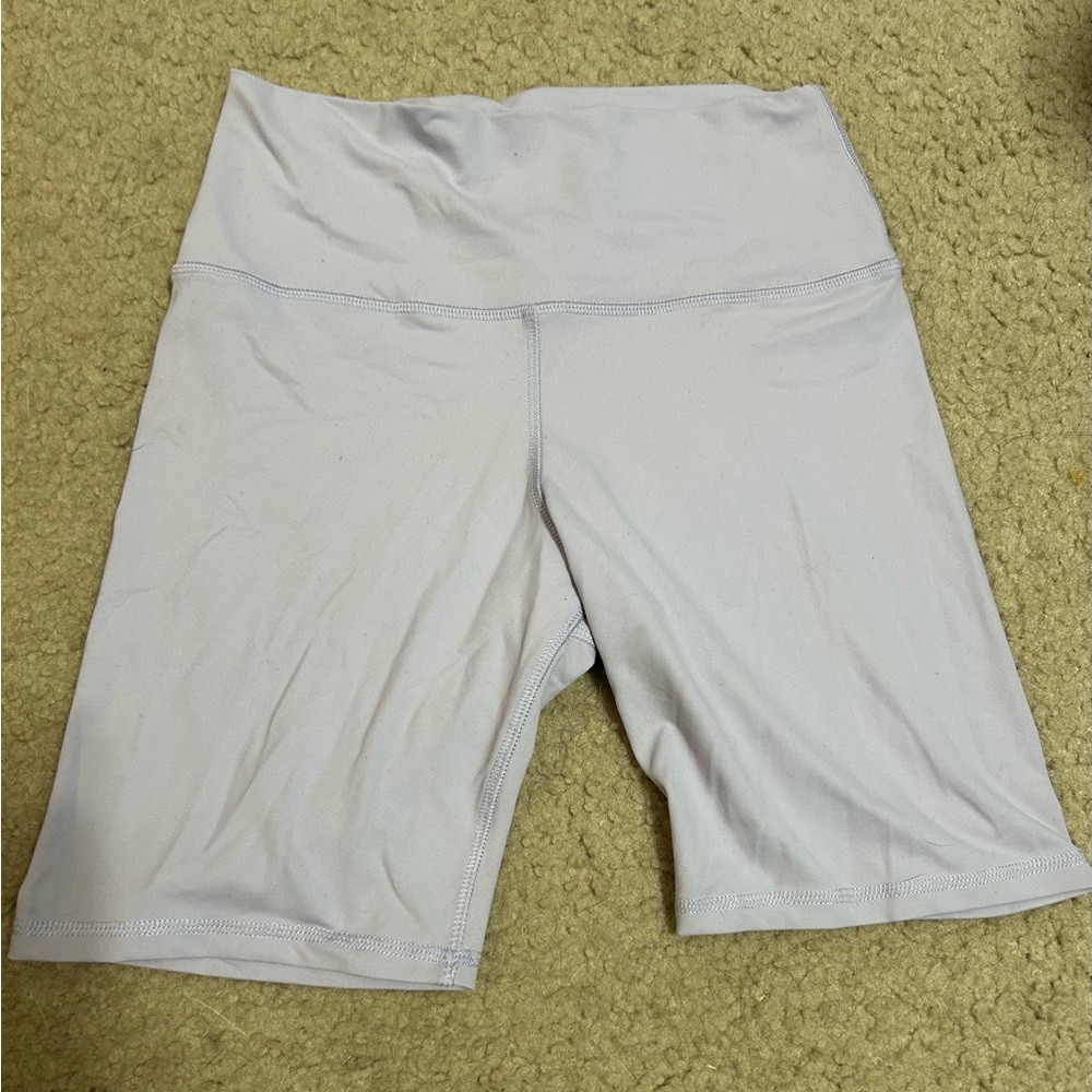 Violet biker shorts
